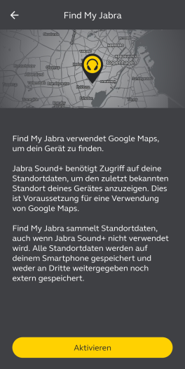 Jabras Sound+-App für Elite 10 mit vielen Einstellungen (Bild: Jabra/Screenshot: Golem.de)