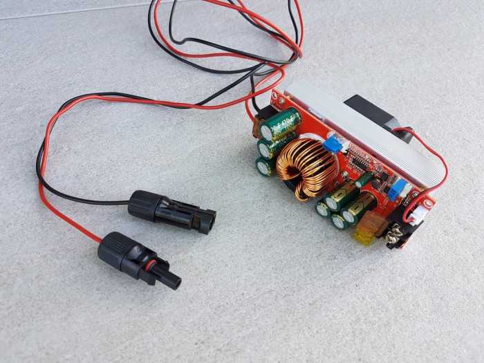 DC-DC Konstantspannungs-Konstantstrom-Aufwärtswandler 1.800W 40a 10-60V durch Lüfter für 12-90V Boost-Leistungsmodul Step-up einstellbar (Bild: Thomas Ell)