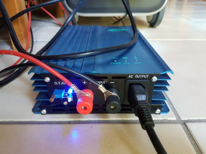 500W Grid Tie micro Inverter DC16V-28V to AC230V MPPT Pure Sine Wave for 12V (Bild: Thomas Ell)