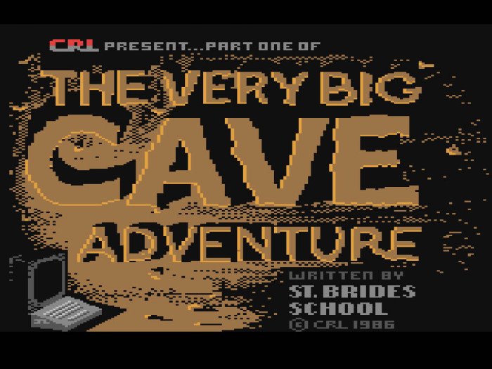 Titelbildschirm von The Very Big Cave Adventure. (Bild: St. Brides)
