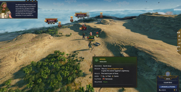 Zunächst gilt es, das eigene Herrschaftsgebiet zu vergrößern. (Screenshot: Werner Pluta/Golem.de)