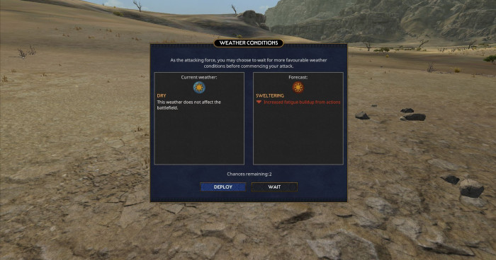 Es wurde allerdings modifiziert. Nun hat das Wetter Auswirkungen. (Screenshot: Werner Pluta/Golem.de)