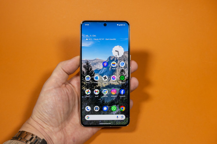 Das Pixel 8 Pro hat einen 6,7 Zoll großen Bildschirm. (Bild: Tobias Költzsch/Golem.de)