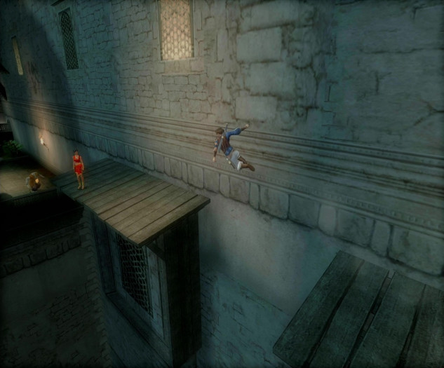 Der persische Prinz ist derart agil, dass er mühelos an glatten Felswänden entlangrennen kann. (Bild: Ubisoft/Screenshot: Medienagentur Plassma)