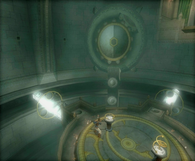 Natürlich dürfen keine klassischen Rätsel fehlen, in denen man kryptische Maschinen mit Hilfe abstrakter Symbole korrekt bedienen muss. (Bild: Ubisoft/Screenshot: Medienagentur Plassma)