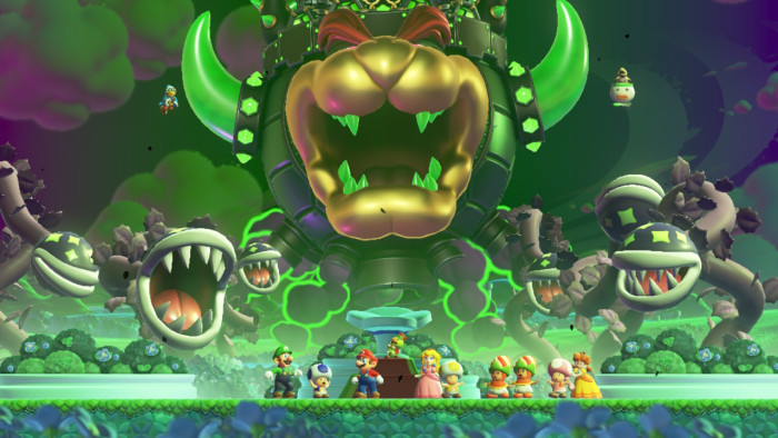 War ja klar: Bowser sprengt mal wieder die Party. (Bild: Nintendo/Screenshot: Golem.de)