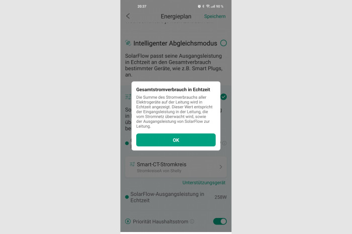 Der angezeigte Wert des Gesamtverbrauchs erscheint verwirrend. (Screenshot: Golem.de)