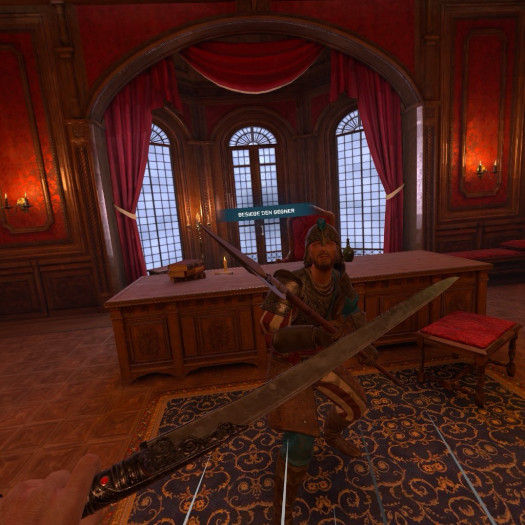 In den ersten Duellen lernen wir das gelungene Kampfsystem kennen. (Bild: Ubisoft/Screenshot: Golem.de)