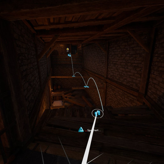 Per VR-Telesprung gelangen wir durch diesen Abschnitt. (Bild: Ubisoft/Screenshot: Golem.de)