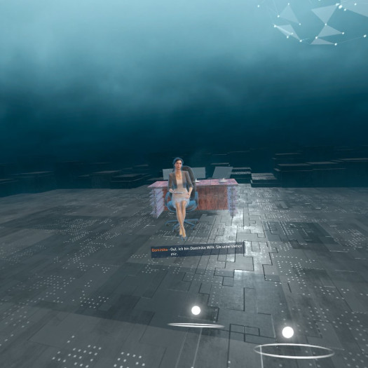 Ein Teil der Handlung spielt in der Gegenwart, wir sind ein Hacker. (Bild: Ubisoft/Screenshot: Golem.de)