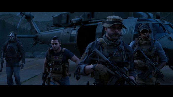 Price und sein Team in einer der schönen Zwischensequenzen (Bild: Activision/Screenshot: Golem.de)