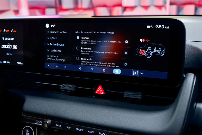 Es gibt drei Sounddesigns. (Bild: Hyundai)
