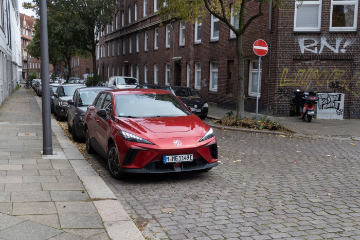 Das Elektroauto MG4 des chinesischen Autokonzerns SAIC (Bild: Werner Pluta/Golem.de)
