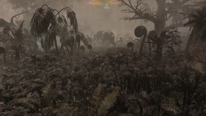 Bevor wir eine RDA-Raffinerie ausschalten, sieht die Landschaft so aus. (Bild: Ubisoft/Screenshot: Golem.de)