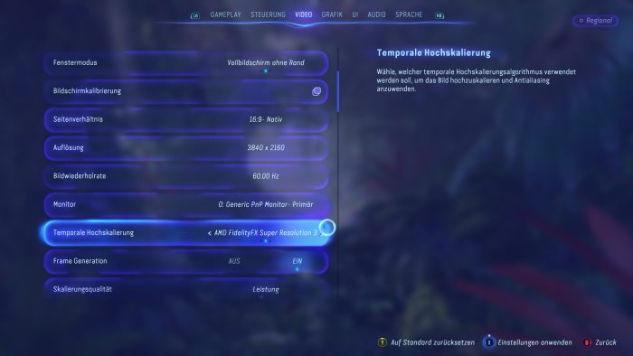 Das Grafikmenü auf PC erlaubt viele Einstellungen. (Bild: Ubisoft/Screenshot: Golem.de)