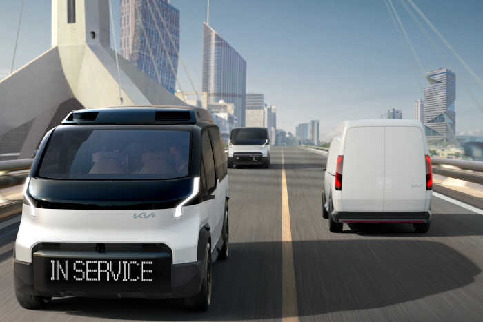 Die Fahrzeuge sollen künftig autonom unterwegs sein. (Foto: Kia)