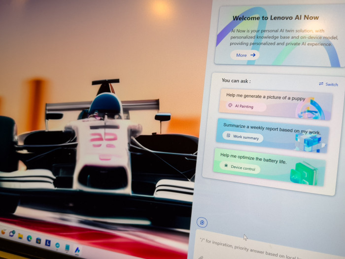 Lenovos KI-Assistent AI Now kann unter anderem Systemeinstellungen vornehmen und aus Daten einer persönlichen Wissensdatenbank Informationen gewinnen. (Bild: Martin Wolf/Golem.de)