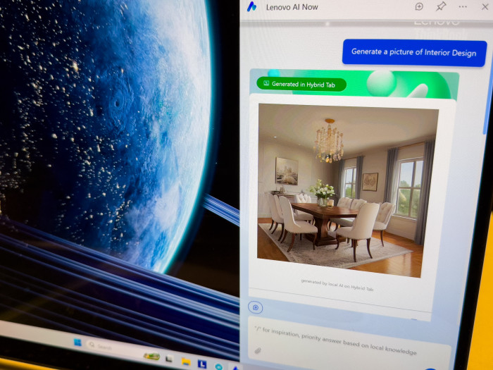 Mit Hilfe von Partnern können auch KI-Bilder erzeugt werden. (Bild: Martin Wolf/Golem.de)