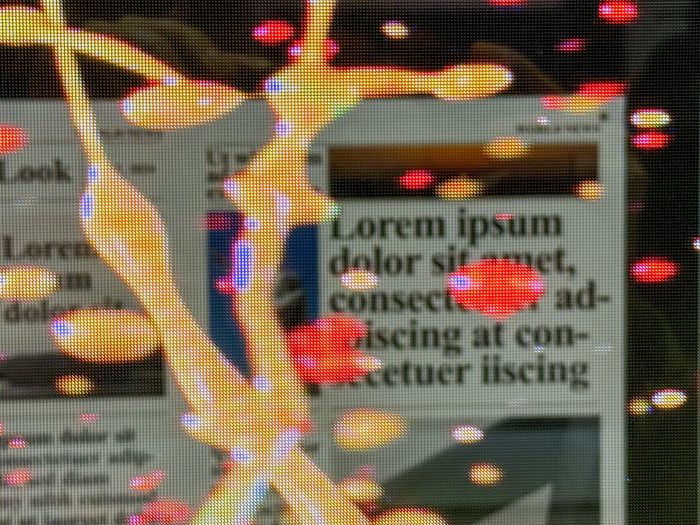 Samsungs transparenter Micro-LED-Bildschirm (Bild: Martin Wolf/Golem.de)