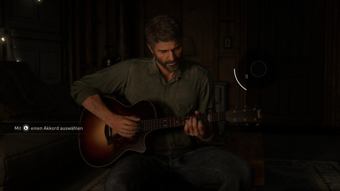 Auch hier sieht man, dass Joel auf der PS5 minimal "zerknitteter" wirkt ... (Bild: Naughty Dog/Screenshot: Golem.de)