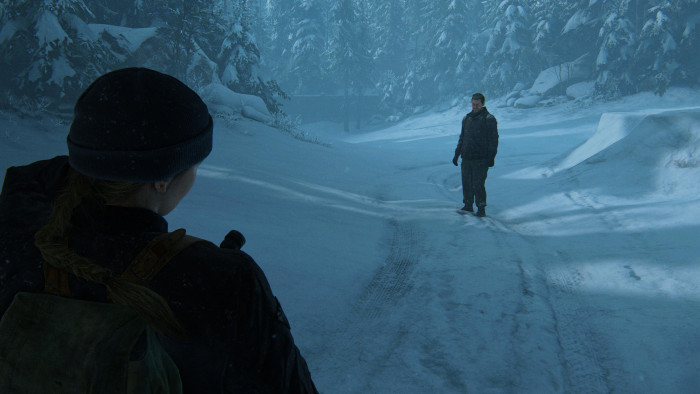 ... als der gleiche rutschige Untergrund auf der PS4. (Bild: Naughty Dog/Screenshot: Golem.de)