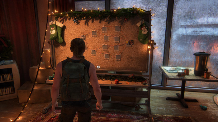 Abby im Kein-Zurück-Modus vor der Auswahl der Karte (Bild: Naughty Dog/Screenshot: Golem.de)