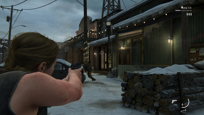 Hier kämfen wir mit Abby in Kein Zurück um unser Überleben. (Bild: Naughty Dog/Screenshot: Golem.de)