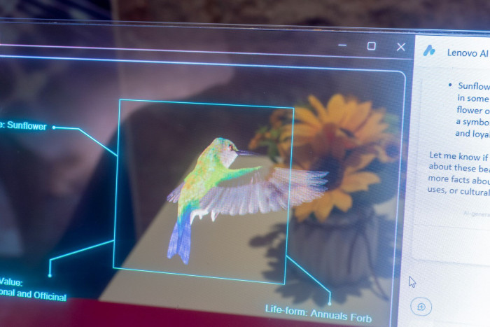 Das Micro-LED-Panel hat 720p und eine maximale Helligkeit von 1.000 cd/m². (Bild: Martin Wolf/Golem.de)