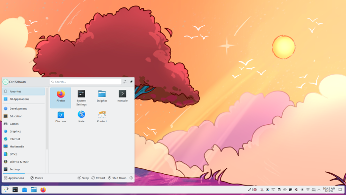 KDE Plasma 6 (Bild: KDE)