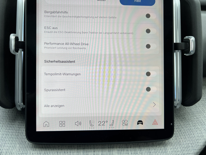 Die Tempolimitwarnung ist inzwischen gesetzlich vorgeschrieben. (Foto: Dirk Kunde)