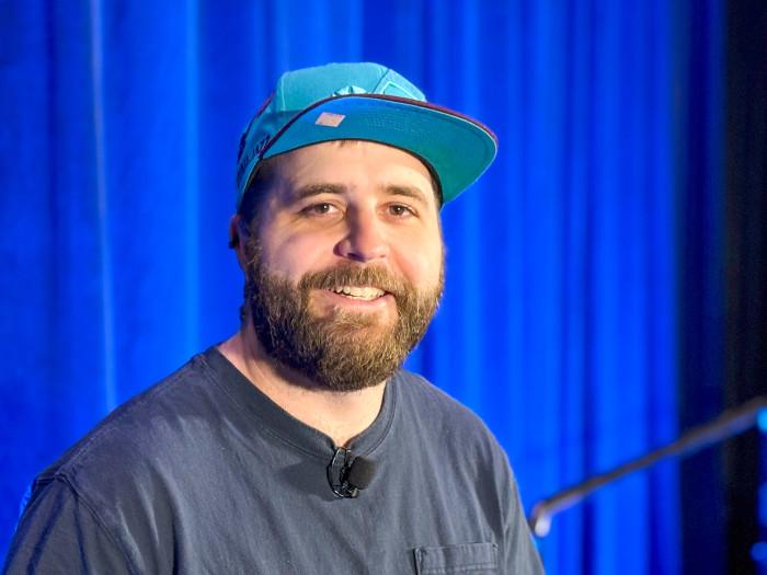 Senior Technical Designer Stephen Dona von Avalanche Software auf der GDC 2024 (Bild: P. Steinlechner/Golem.de)