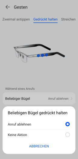 ... lassen sich nur deaktivieren, aber nicht mit anderen Funktionen belegen. (Bild: Huawei/Screenshot: Golem.de)