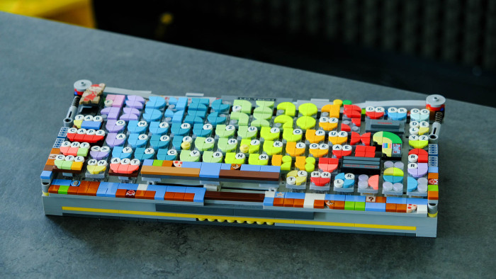 Die Lego-Tastatur (Bild: Oliver Nickel/Golem.de)