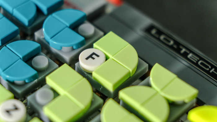 Die Lego-Tastatur (Bild: Oliver Nickel/Golem.de)