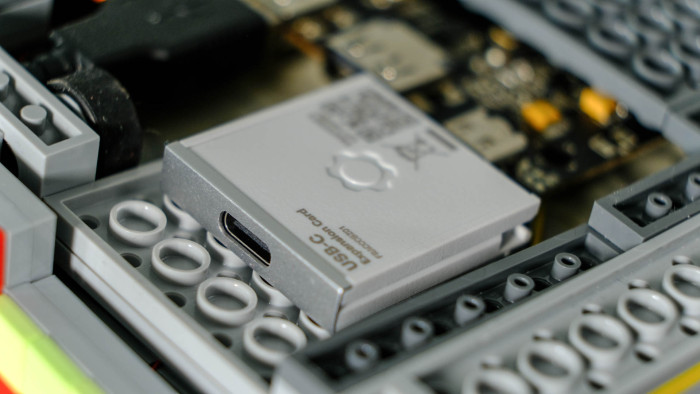 Die Lego-Tastatur (Bild: Oliver Nickel/Golem.de)