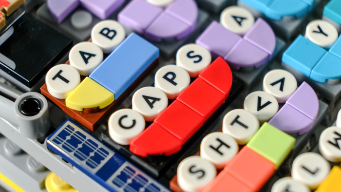 Die Lego-Tastatur (Bild: Oliver Nickel/Golem.de)