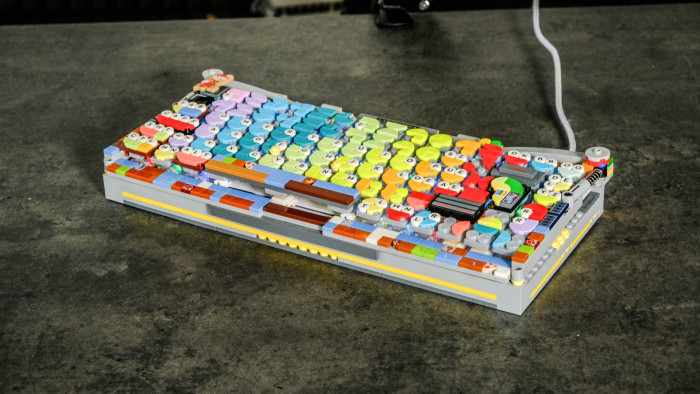 Die Lego-Tastatur (Bild: Oliver Nickel/Golem.de)