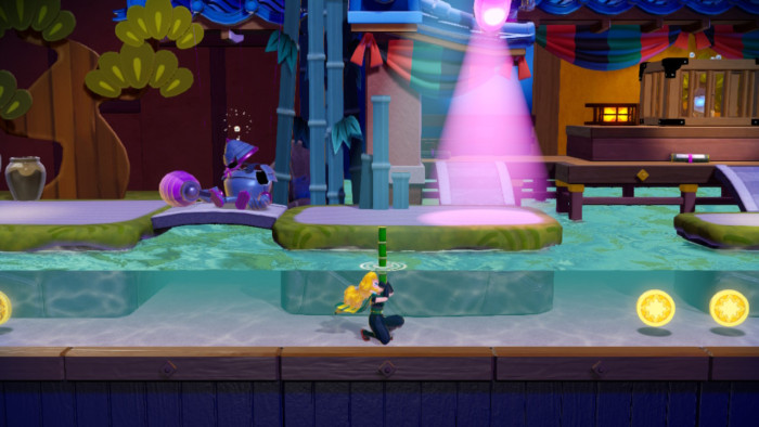 Auch einen nett gemachten Schleich-Abschnitt gibt es. (Bild: Nintendo/Screenshot: Golem.de)