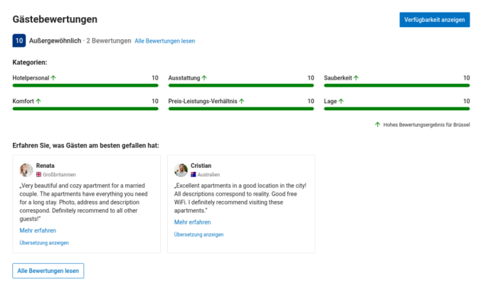 Ausnahmslos volle Punktzahl sollte misstrauisch machen. (Screenshot: Markus Feilner)
