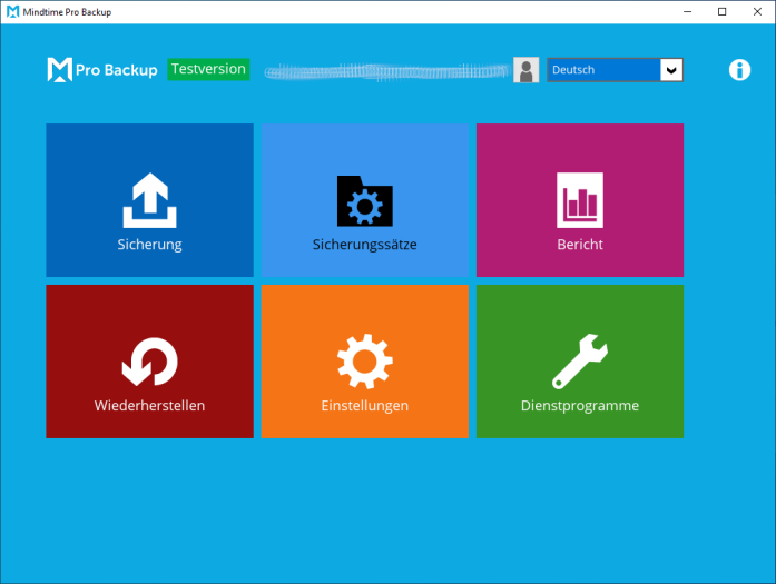 Die Oberfläche des Mindtime-Clients ist intuitiv nutzbar. (Bild: Erik Baerwaldt)