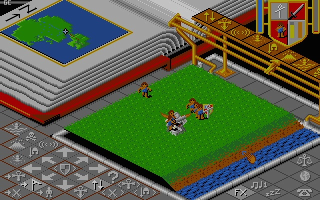 Sobald einer der beiden Götter das Armageddon auslöst, versammeln sich die Anführer beider Völker an einem zentralen Ort und tragen einen Kampf auf Leben und Tod aus. (Bild: Bullfrog/Medienagentur plassma)