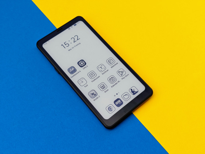 Der Boox Palma verwendet Android als Betriebssystem - die Benutzeroberfläche ist entsprechend wie bei einem Smartphone aufgebaut. (Bild: Tobias Költzsch/Golem.de)