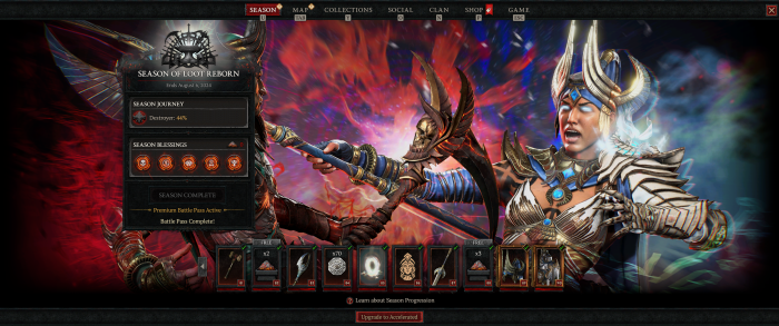 Auch in der vierten Saison gibt es wieder einen Season Pass. (Screenshot: Oliver Nickel, Golem.de)