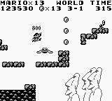 Trotz des klassischen Mario-Spielgefühls ist Super Mario Land dank seines Leveldesigns und der an die Game-Boy-Hardware angepassten Feinheiten sehr eigenständig. (Quelle: Moby Games)