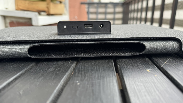 Big Blue Solar Powa 30 von der Seite (Bild: Jürgen Vielmeier)