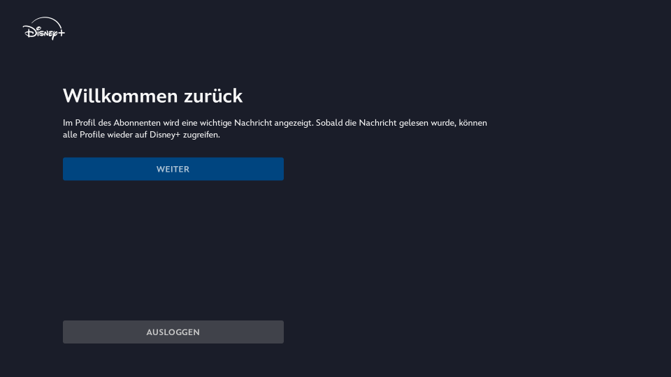 Nur in Kinderprofilen lässt sich Disney+ auch nutzen, ohne sich für eine der drei Abostufen oder für eine Kündigung entscheiden zu müssen. (Bild: Disney)