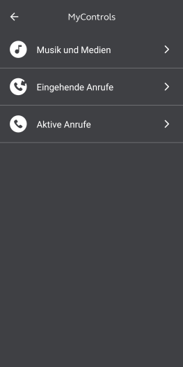 Für die Anpassung der Befehle stehen drei Gruppierungen zur Verfügung. (Bild: Jabra/Screenshot: Golem.de)