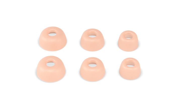 Drei Aufsätze für die Elite 8 Active Gen 2 (Bild: Jabra)