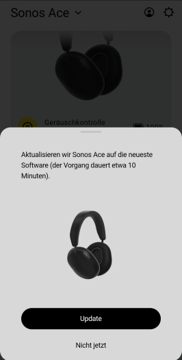 Sonos erlaubt eine manuelle Update-Einspielung. (Bild: Sonos/Screenshot: Golem.de)