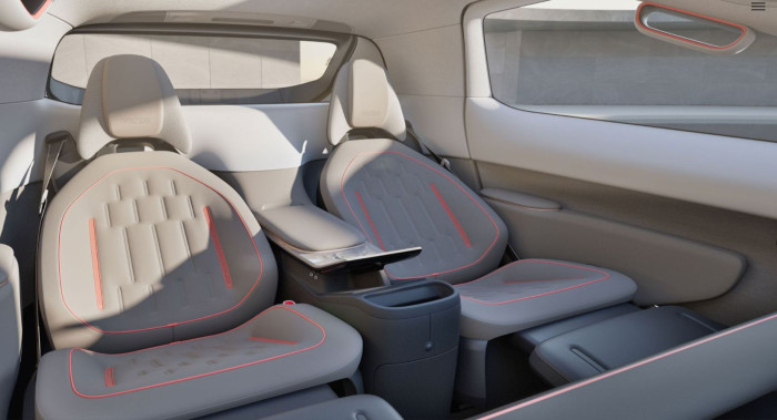 Im Innenraum ist viel Platz für zwei Passagiere. (Foto: Rimac Verne)